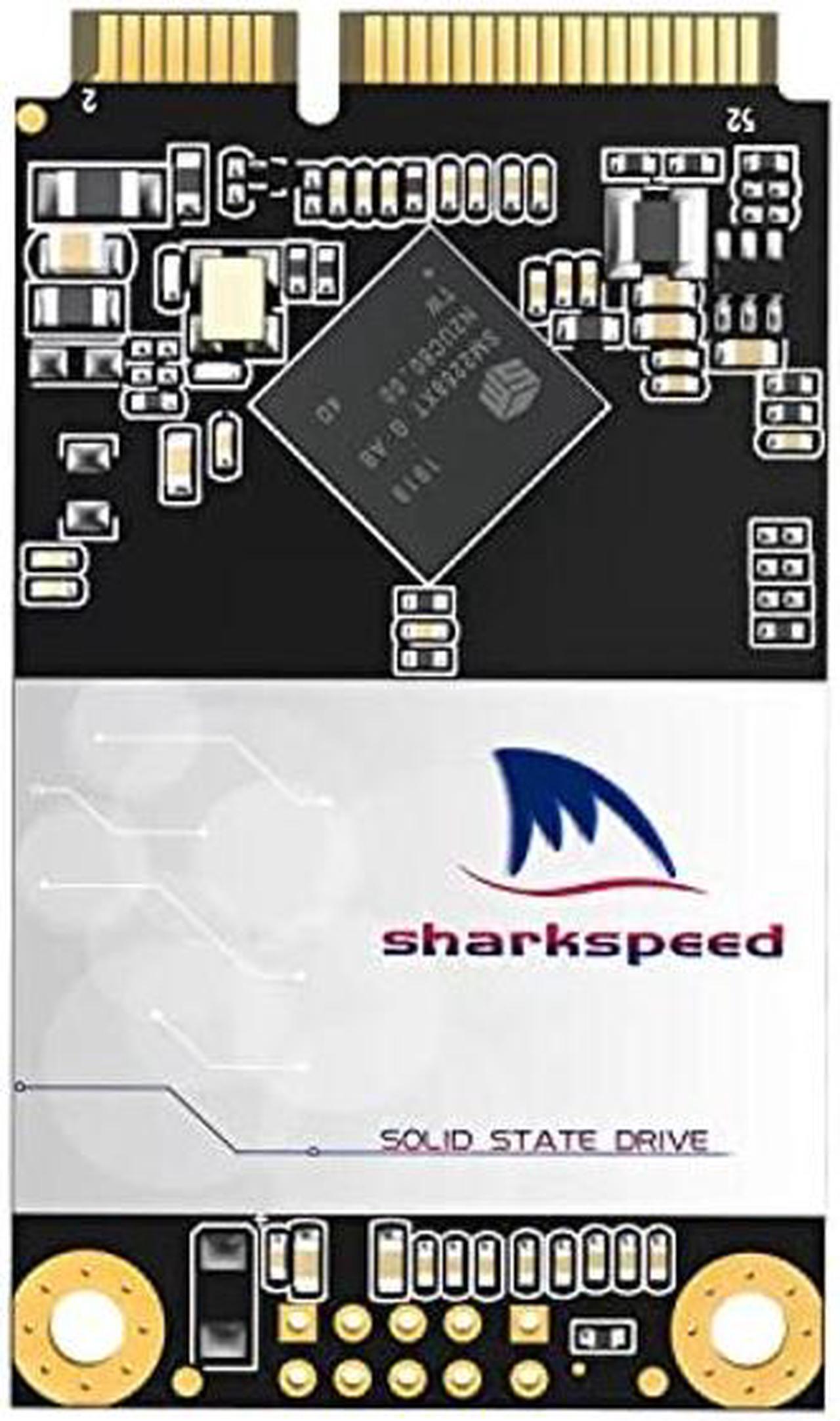 Main image of SSD mSATA 2TB SHARKSPEED Plus Internal Mini SATA SSD Drive 3D NAND Solid State Drive for Mini PC Notebooks Tablets PC(mSATA 2TB)