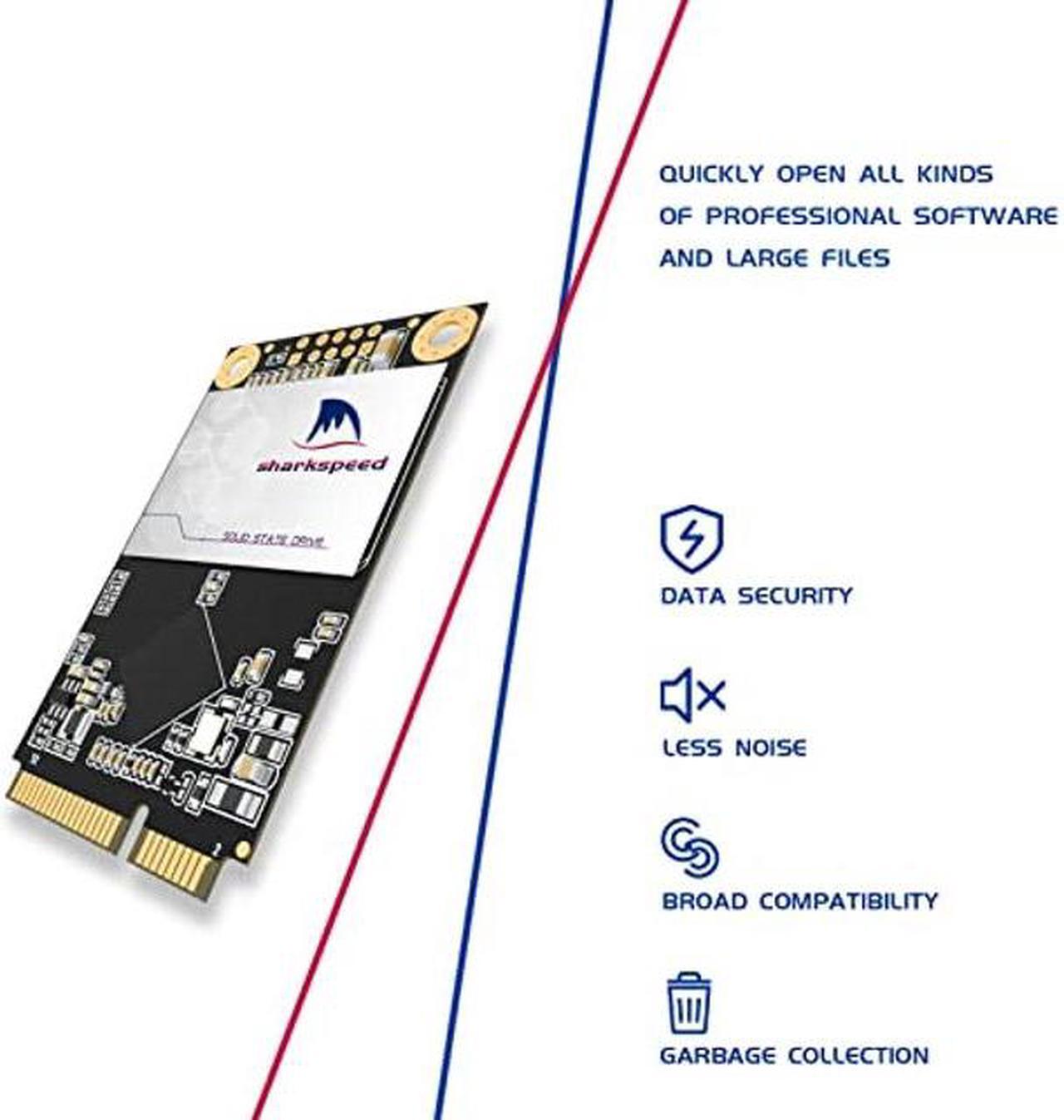 Alt view image 4 of 5 - SSD mSATA 2TB SHARKSPEED Plus Internal Mini SATA SSD Drive 3D NAND Solid State Drive for Mini PC Notebooks Tablets PC(mSATA 2TB)