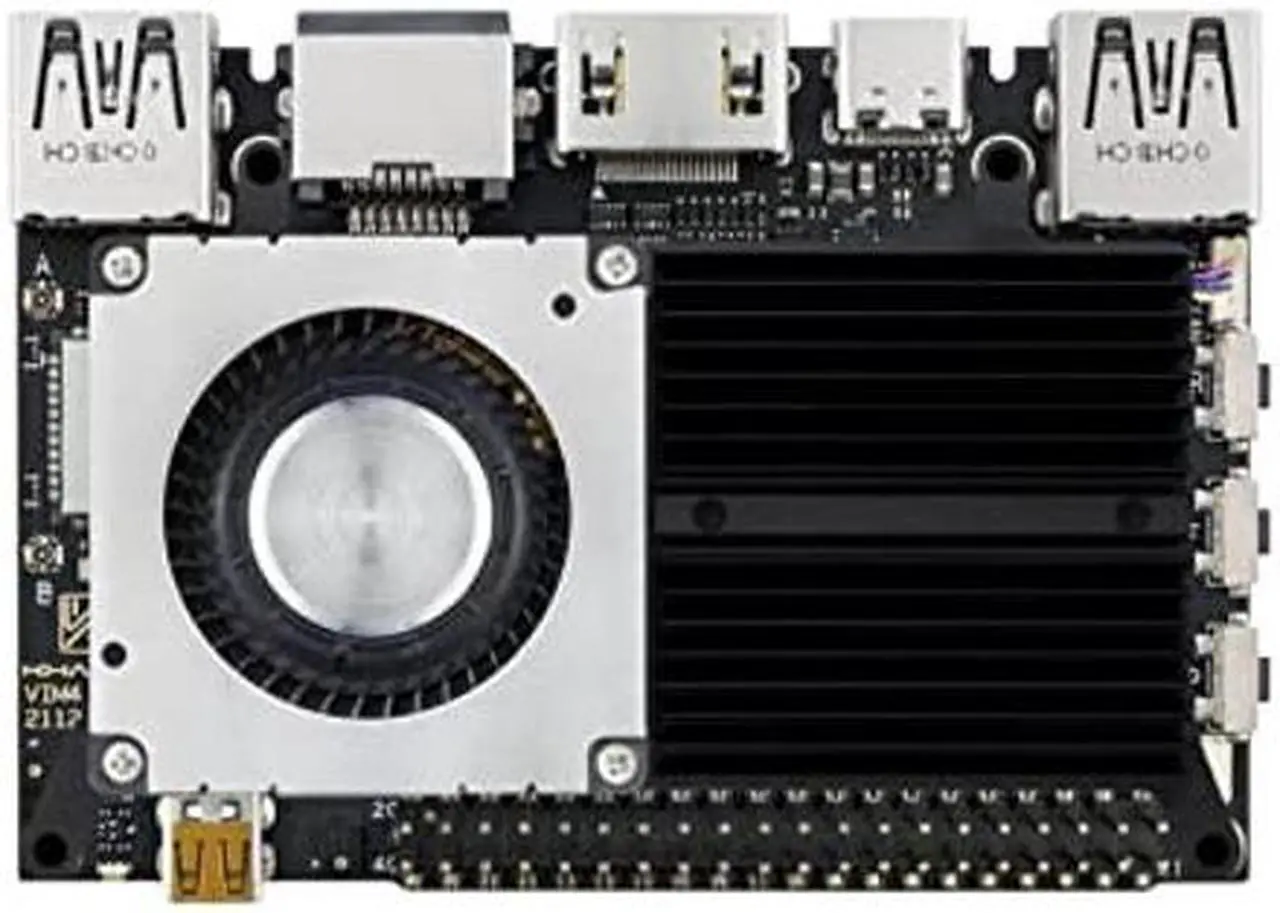 Main image of Khadas Amlogic A311D2 Single Board Computer VIM4 with 3.2 Tops NPU with Active Cooling Kit Supports 4K UI and HDMI Input, 4 Display Interfaces, LAN WiFi 6&BT5.1, 8GB 64bit LPDDR4X 2016MHz