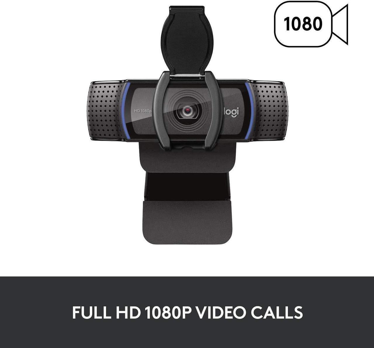 Alt view image 4 of 5 - Logitech Webcam C920S HD Pro with Privacy Shutter - 1080p Streaming Widescreen Video Camera - Built in Microphone for Recording
