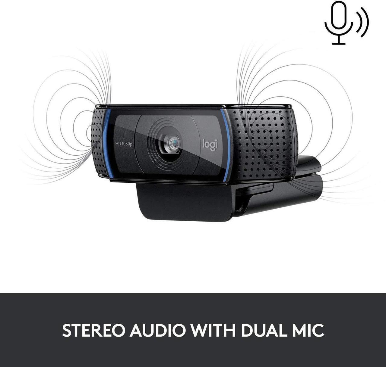 Alt view image 5 of 5 - Logitech Webcam C920S HD Pro with Privacy Shutter - 1080p Streaming Widescreen Video Camera - Built in Microphone for Recording