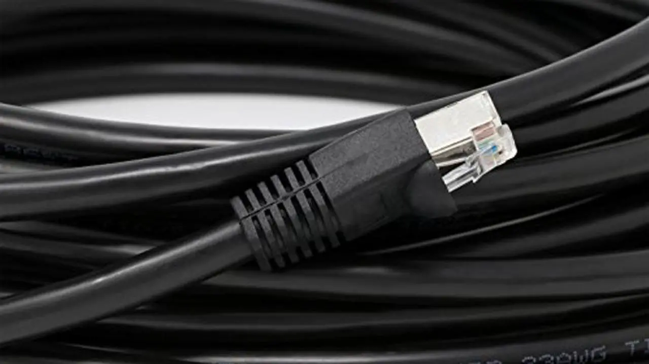 Alt view image 3 of 5 - Ultra Spec Cables 330ft Cat5e Outdoor Waterproof Ethernet Cable Direct Burial Shielded (Pure Copper)