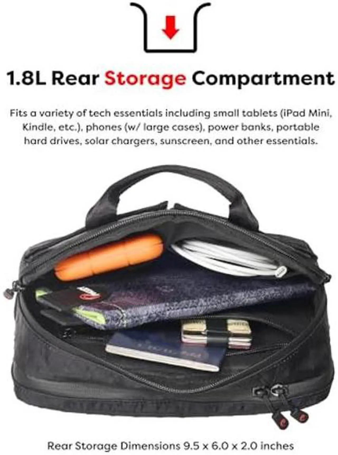 Alt view image 5 of 5 - PHOOZY 2.8L Tech Organizer - Ultralight, Rugged Protection for Devices and Accessories. Weatherproof Multi-Layer X-Tec Shell with Hypalon Skid Pad for Grip & Durability (Black Camo)