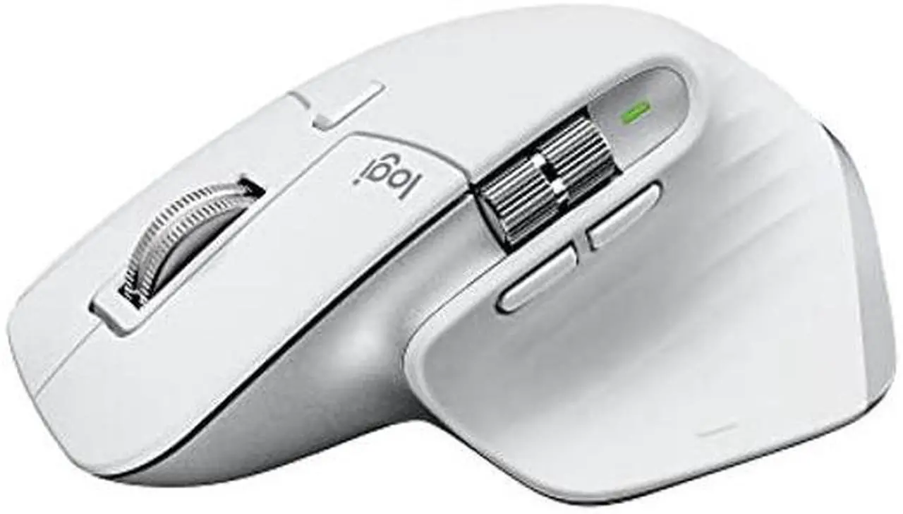 Main image of Logitech MX Master 3S for Mac Wireless Bluetooth Mouse, Ultra-Fast Scrolling, Ergo, 8K DPI, Quiet Clicks, Track on Glass, USB-C, Apple, iPad - Pale Grey - With Free Adobe Creative Cloud Subscription