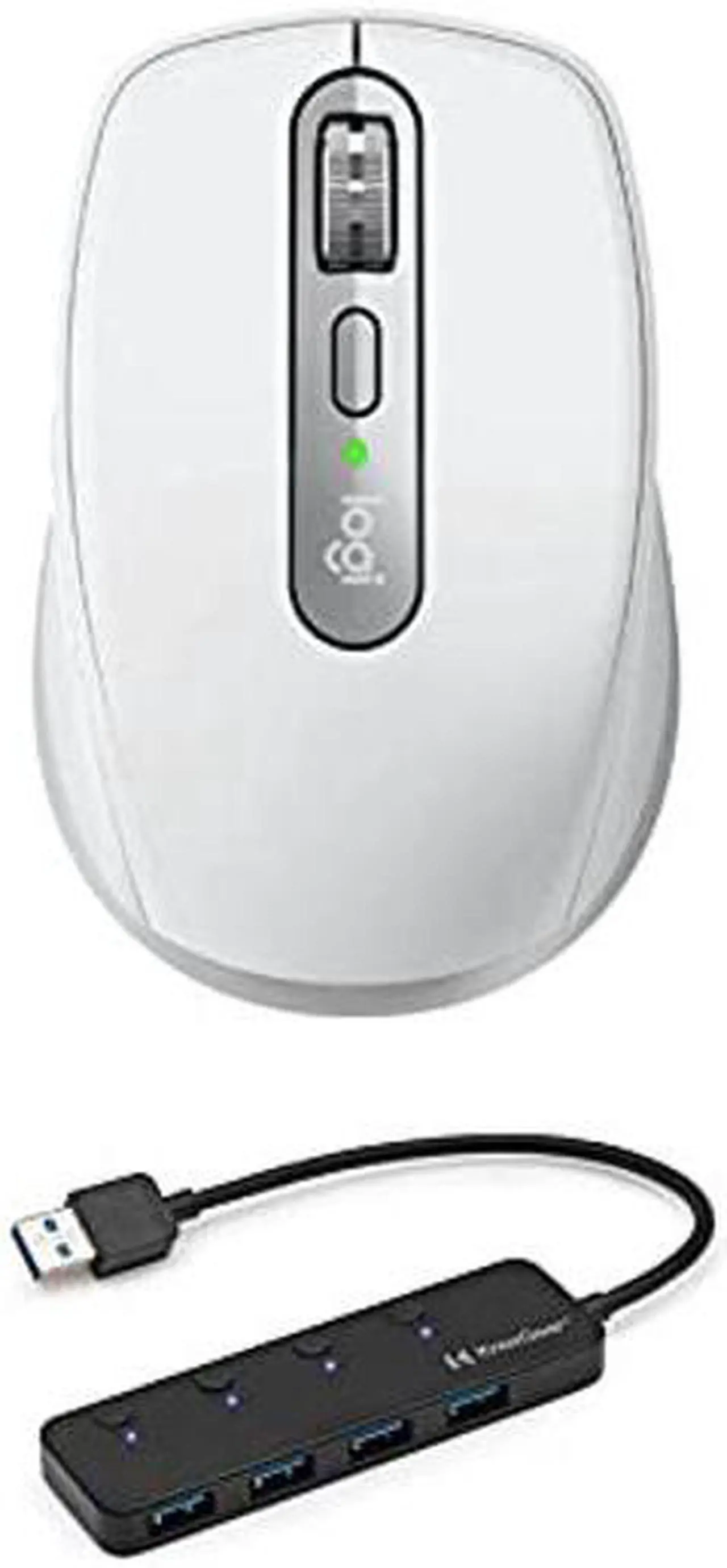Main image of Logitech MX Anywhere 3 Compact Performance Mouse for Mac with Knox Gear 4 Port USB Hub Bundle (2 Items)