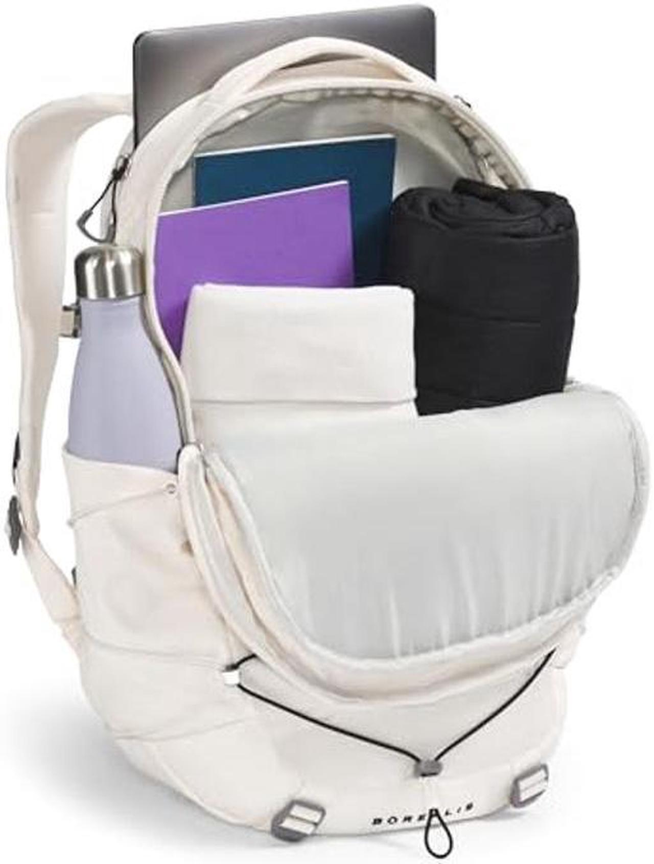 Alt view image 4 of 5 - THE NORTH FACE Women's Borealis Commuter Laptop Backpack - PFAS, Gardenia White/TNF Black, One Size