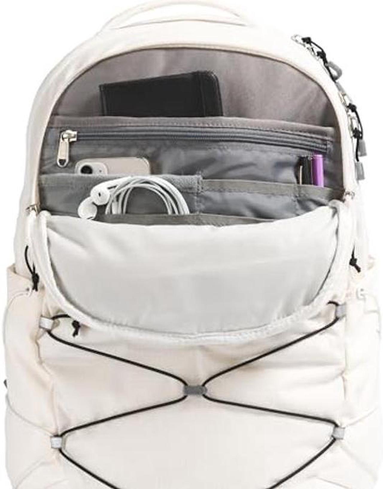 Alt view image 5 of 5 - THE NORTH FACE Women's Borealis Commuter Laptop Backpack - PFAS, Gardenia White/TNF Black, One Size