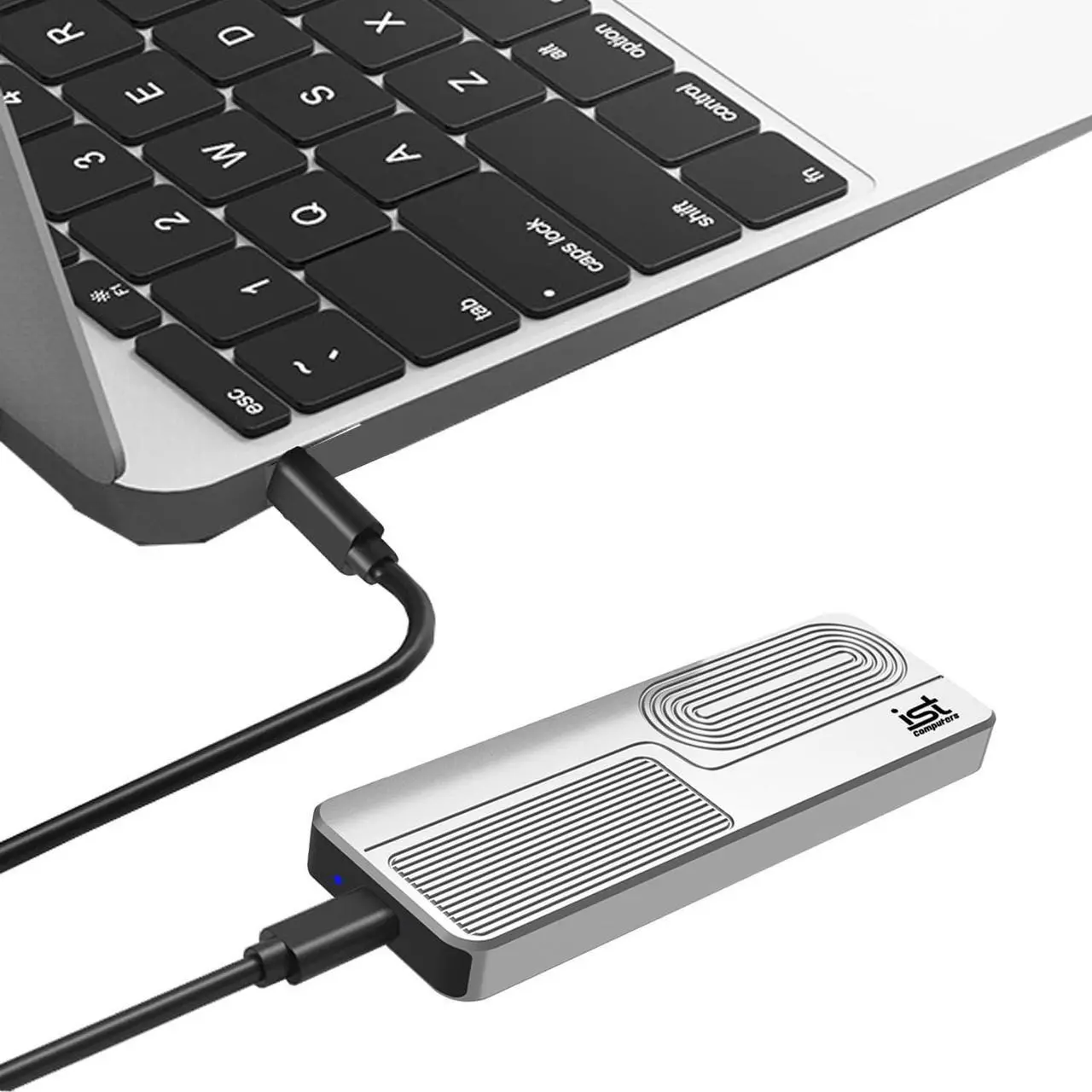 Alt view image 3 of 5 - 1TB Ultra Speed Portable SSD (PCIe NVMe 4.0, USB-C 3.1 Gen2 Type C, Up to 1050MB/s, Only 2.8 oz, Built w/Kingston, Micron, Crucial) External Hard Drive for iPhone 15, PC, Mac, Xbox, PS4, Camera 2024