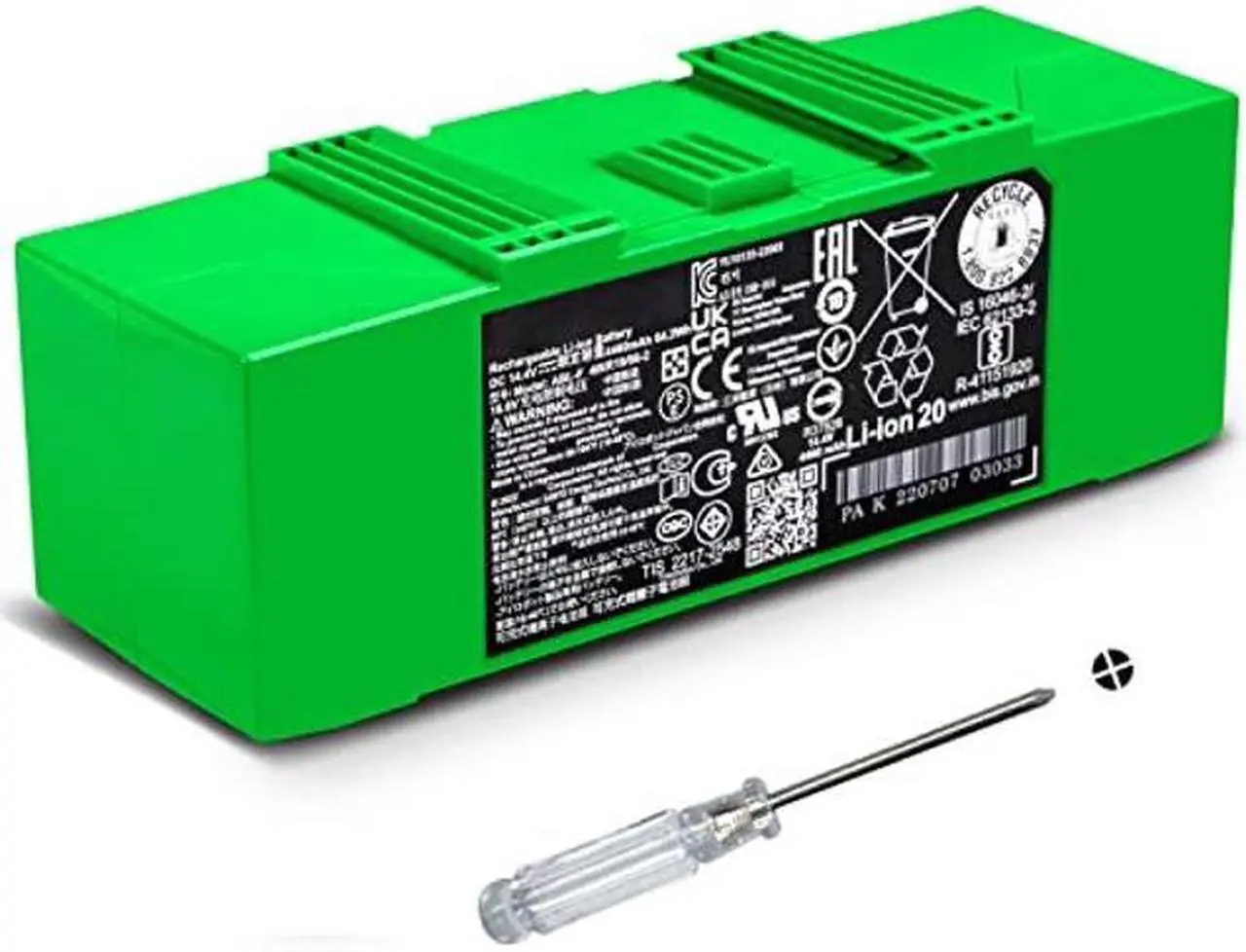 Main image of ABL-F Battery for iRobot Roomba i8 i8+ i7 i7+ 7150 7156 7158 7550 7558 i6 i4 4150 i4+ 4550 4552 i3 i3+ 3150 3158 3550 3556 3558 e5 e5150 e5152 e5154 e5158 e6 6198 e6198 J7 7550 J7550 7150 14.4V 64.2Wh