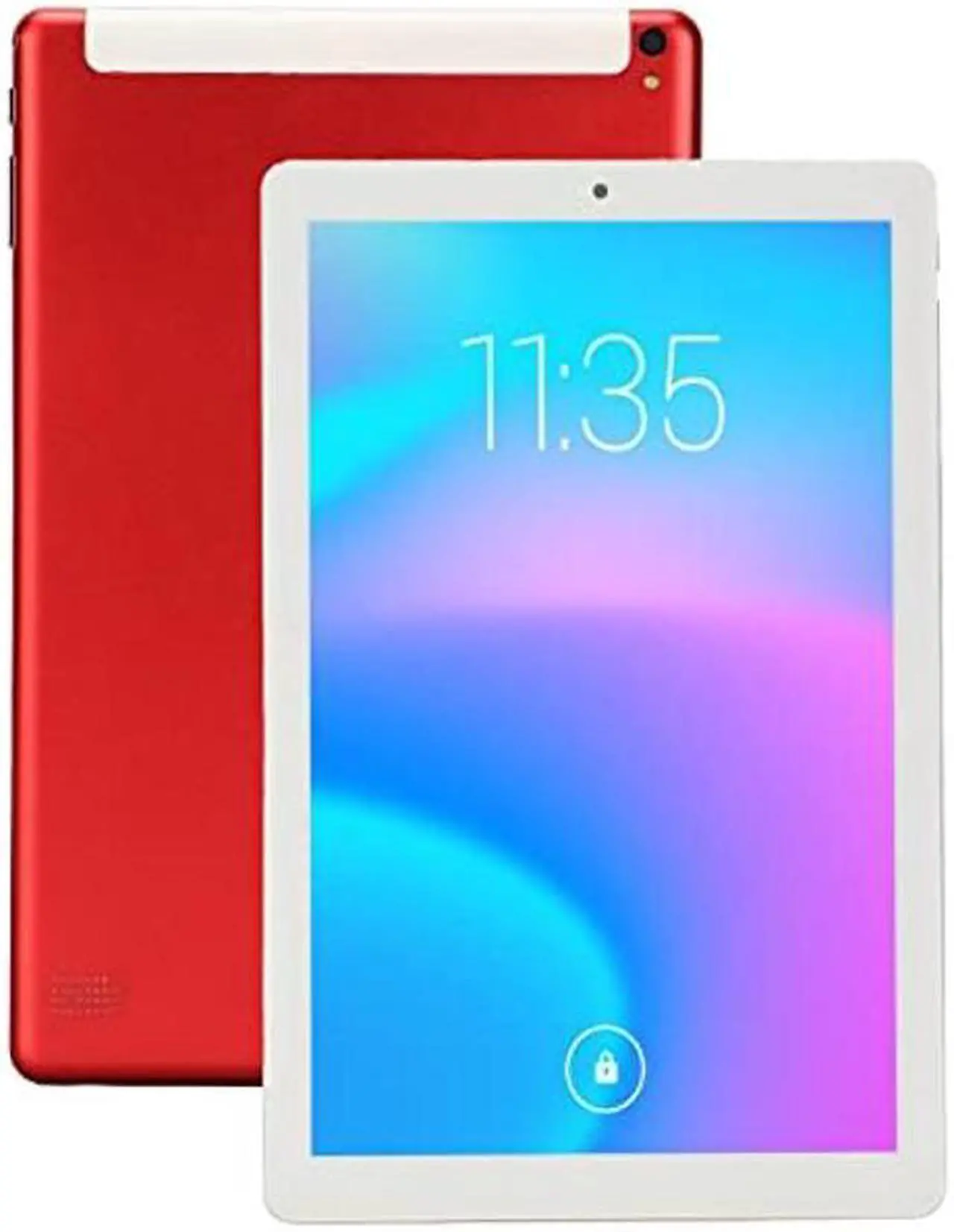 Alt view image 3 of 5 - Full HD 1960x1080 IPS 10.1in Tablet/Android 11 Tablet PC/3G Phablet with Dual Sim Card Slots,5MP 13MP Dual Camera,6GB RAM, 128GB Storage,Bluetooth5.0 Touch,WiFi Android Tablets, Red(us)