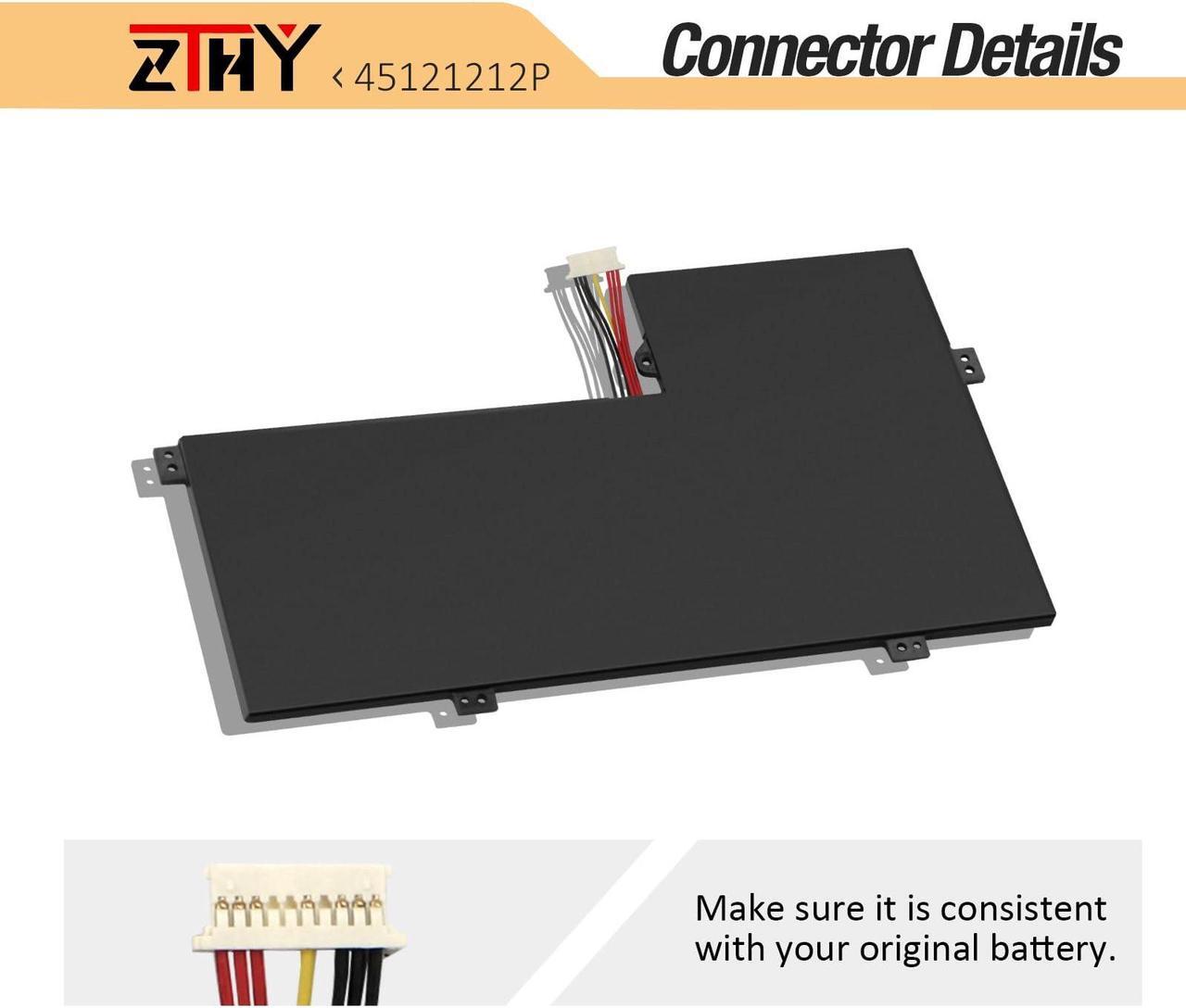 Alt view image 4 of 5 - ZTHY 45121212P U4374113PV-2S1P Laptop Battery Replacement for RTDPART Gateway GWTN116-1BL GWTC116-2BL GWTC116-1BK GWTC116-2BK 45121212 3978115 3978115-2S NV-3978115 NV-3978115-2S U4374113PV 41.8Wh