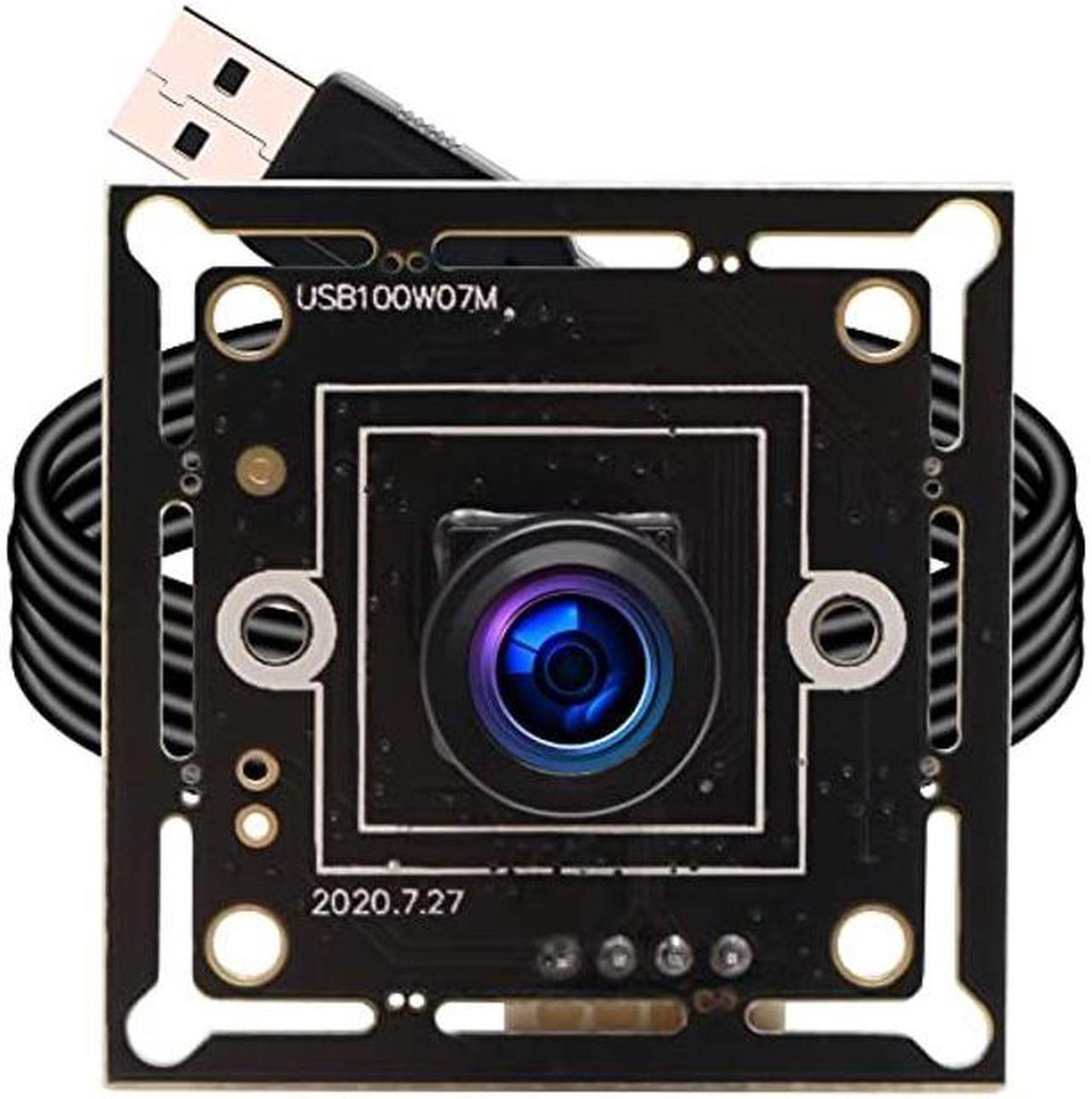 Main image of ELP USB Camera Module Super Mini 720p Wide Angle with 100degree M7 Lens Megapixel HD OV9712 Embedded Webcam Board for Computer USB2.0 UVC Video PC Opencv Camera Module,with 3.3ft/1m Cable for Laptop