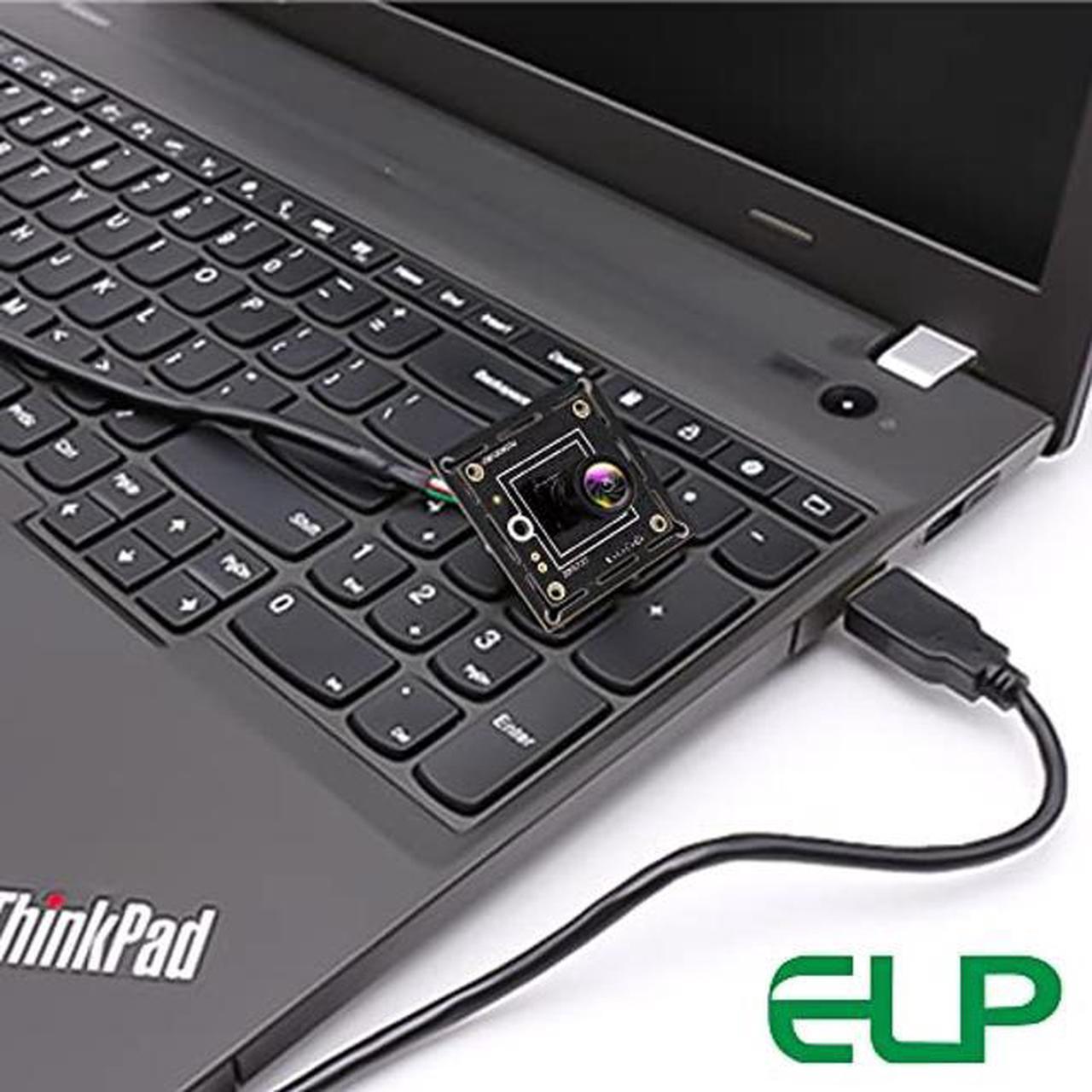 Alt view image 5 of 5 - ELP USB Camera Module Super Mini 720p Wide Angle with 100degree M7 Lens Megapixel HD OV9712 Embedded Webcam Board for Computer USB2.0 UVC Video PC Opencv Camera Module,with 3.3ft/1m Cable for Laptop