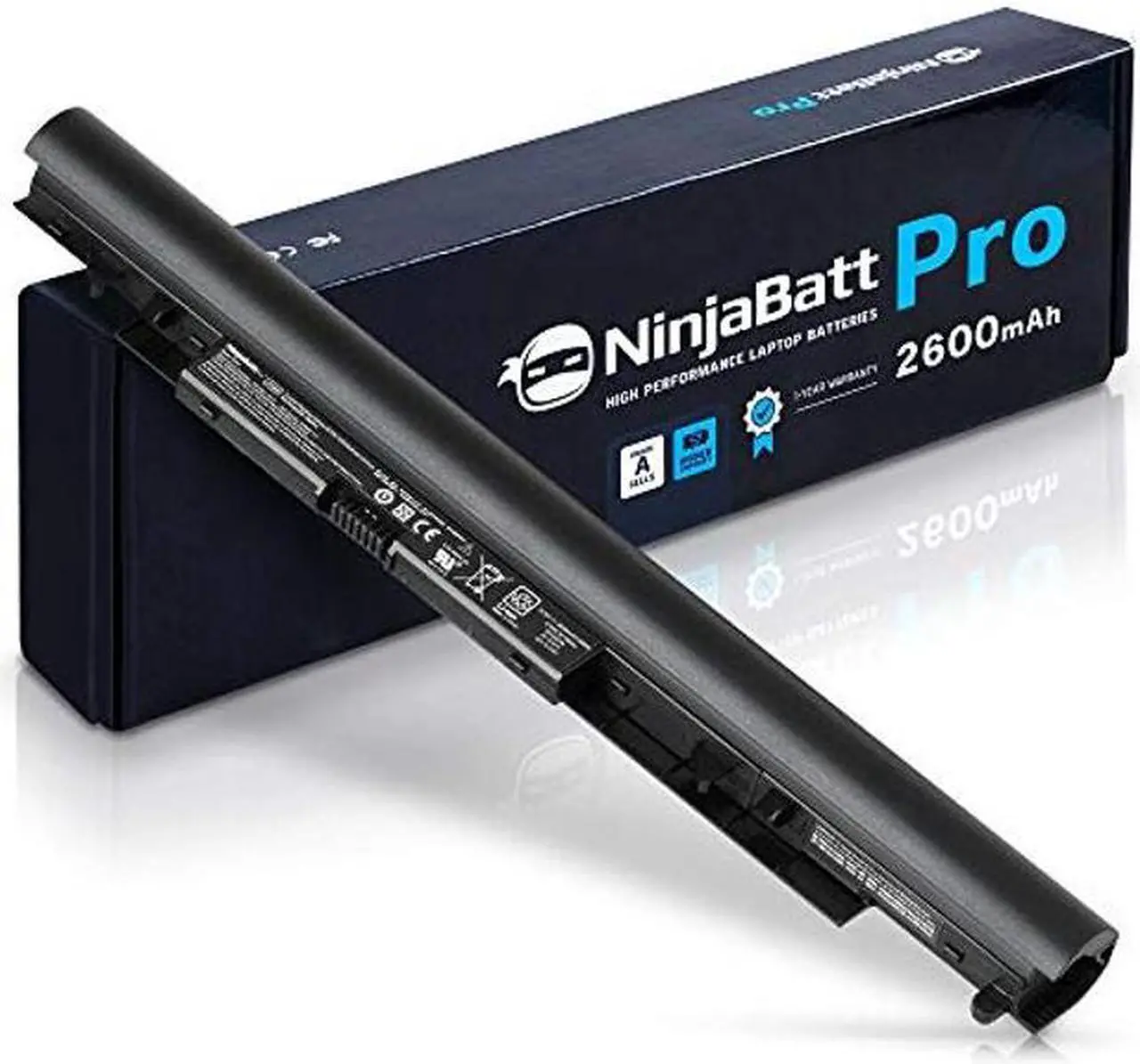 Main image of NinjaBatt Pro Battery for HP 919700-850 JC03 15-BS015DX 15-BS113DX 250 G6 17-BS011DX 15-BW011DX 15-BS013DX JC04 15-BS115DX 15-BS012DS JCO3 JCO4 255 G6 919701-850 - Premium Cells [2600mAh/14.8V]