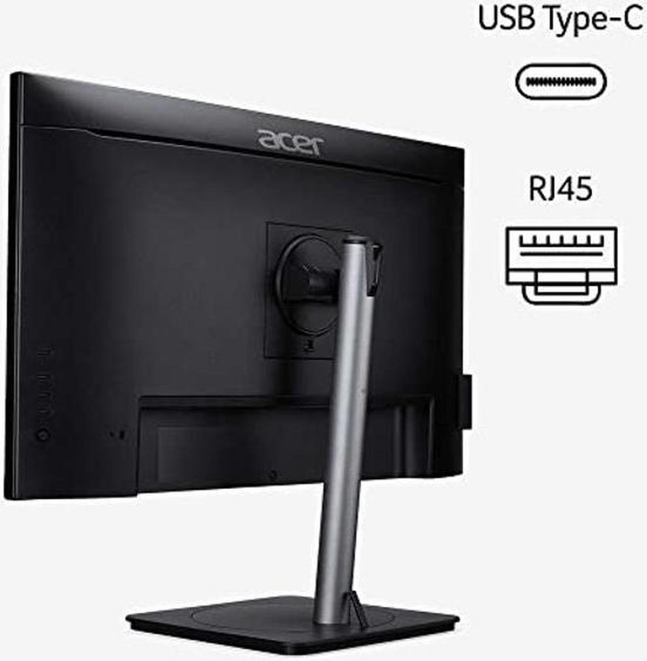 Alt view image 2 of 5 - Acer CB273U bemipruzx 27" WQHD 2560 x 1440 IPS Professional Docking Monitor with AMD FreeSync | Delta E<1 | 99% sRGB | HDR10 | TUV/Eyesafe | Display Port, HDMI 2.0, USB Type-C, Ethernet & USB Ports