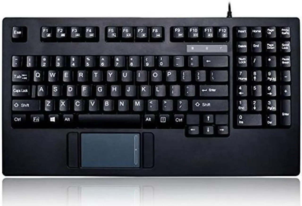 Main image of Adesso AKB-425UB - Easytouch Rackmount USB Touchpad Keyboard, Black