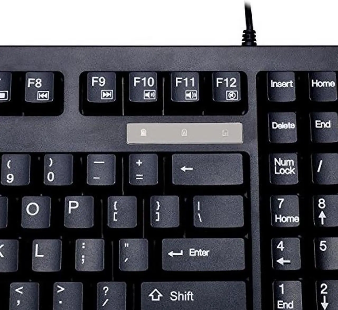 Alt view image 4 of 4 - Adesso AKB-425UB - Easytouch Rackmount USB Touchpad Keyboard, Black