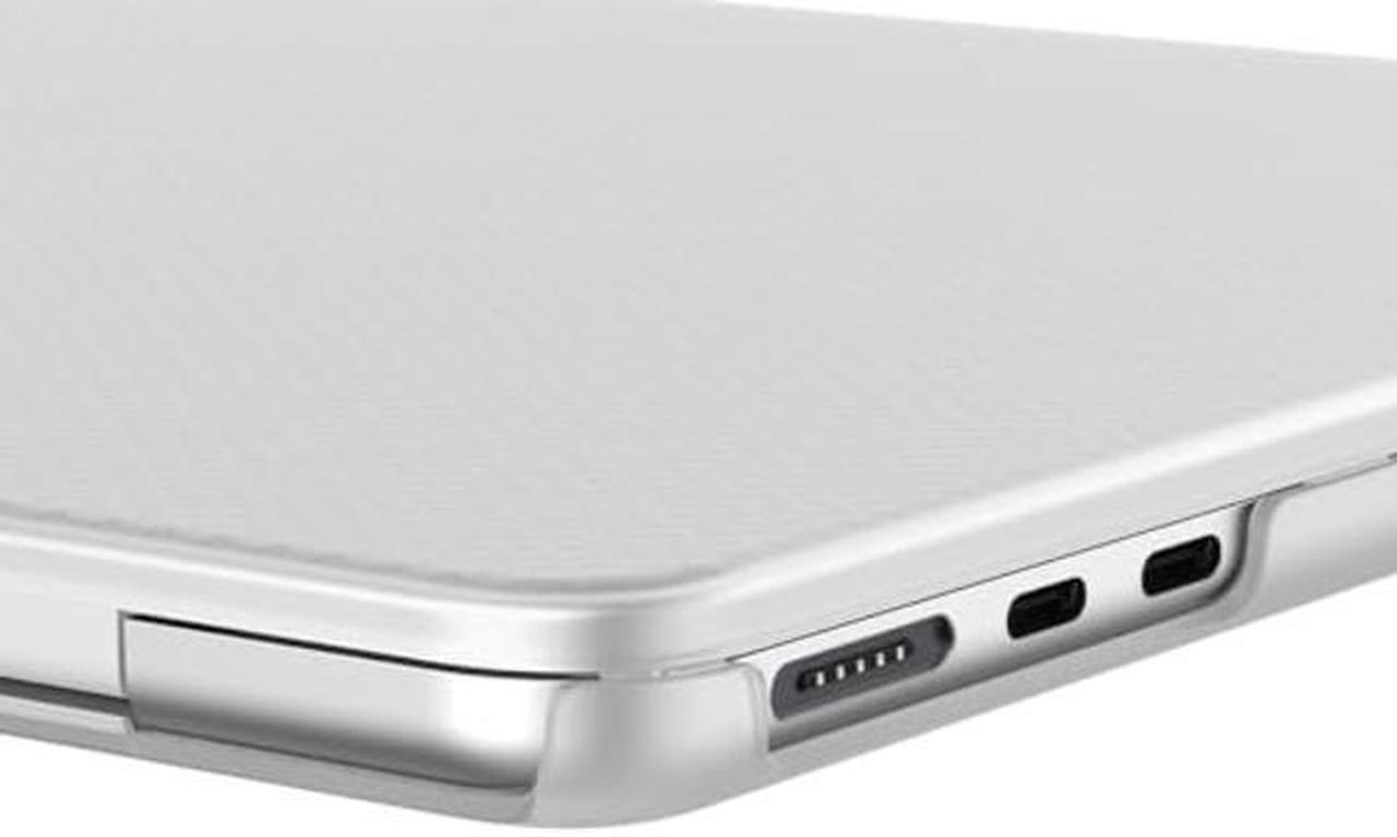 Alt view image 4 of 5 - Incase Apple MacBook Air Case - 15 inch - Hard Shell Laptop Case & MacBook Cover - Durable, Lightweight & Form-Fitting Protection for M2, 2023 Models with Dots (13 x 9 x 1 in.) - Clear