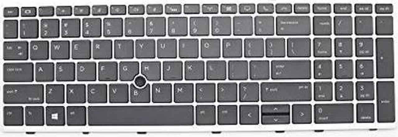 Main image of New Replacement Laptop Keyboard Compatible with HP Elitebook 850 g5 855 G5 850 G6 750 G5 755 G5 Zbook 15u G5 G6 US L11999-001 Backlit