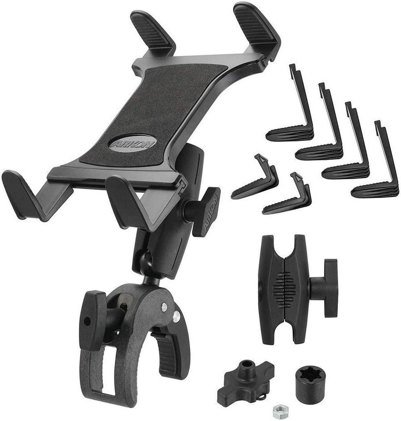 Main image of ARKON Mounts - Tablet Holder with Clamp Mount | Corrosion-Resistant | Tablet Stand w/Sturdy Clamp | Security Knob Feature | Two Adjustable Shafts Included | Fits iPad and Samsung Tablets