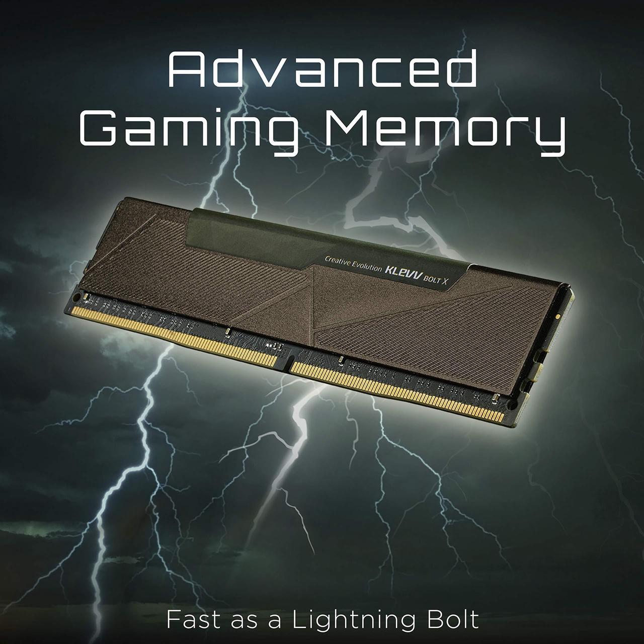 Alt view image 2 of 5 - KLEVV Bolt X DDR4 32GB (2x16GB) 3600MHz CL18 1.35V Gaming Desktop Ram Memory SK Hynix Chip XMP 2.0 Ready (KD4AGUA80-36A180U)