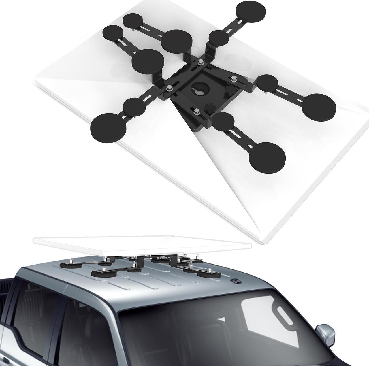 Main image of Starlink Gen 3 Magnetic Roof Mount, 12 Magnetic Bases, Up to 376 lbs of Suction Power, Burbifro Starlink Internet Satellite Mounting Kit, Compatible with Starlink Standard Gen3(V3) Dish