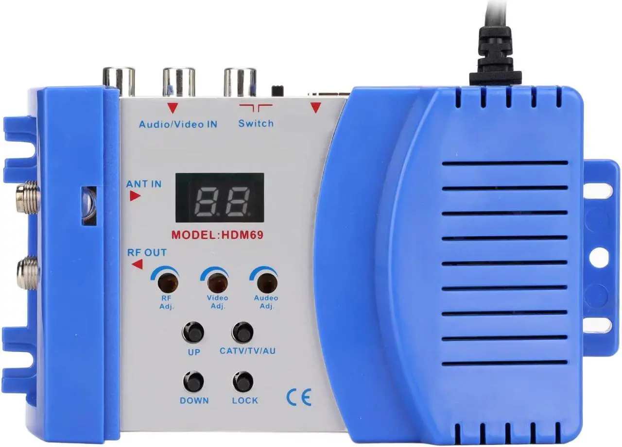 Main image of VHF/UHF Modulator-AV to RF Converter Modulator-PAL/NTSC TV Format Output-HD AV to RF Modulator for Home TV(#1)