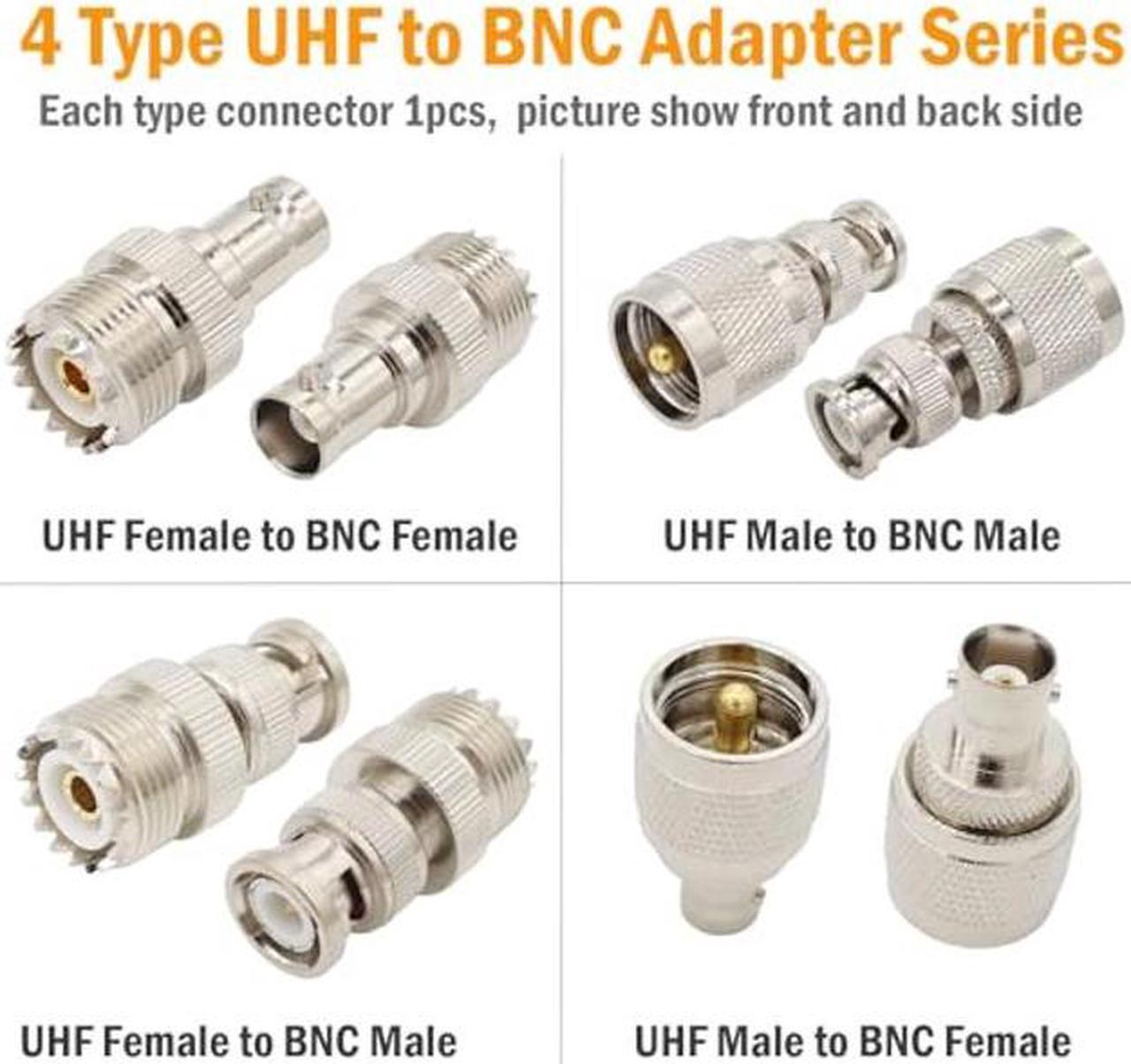 Alt view image 2 of 5 - exgoofit RF Coaxial Adapter Set, 23 Type UHF Adapter Kits, Mini UHF Adapter, PL259 to SMA/BNC/MCX/FME/F/TNC Connector for Ham Radio, CB Radio Antenna Adapter