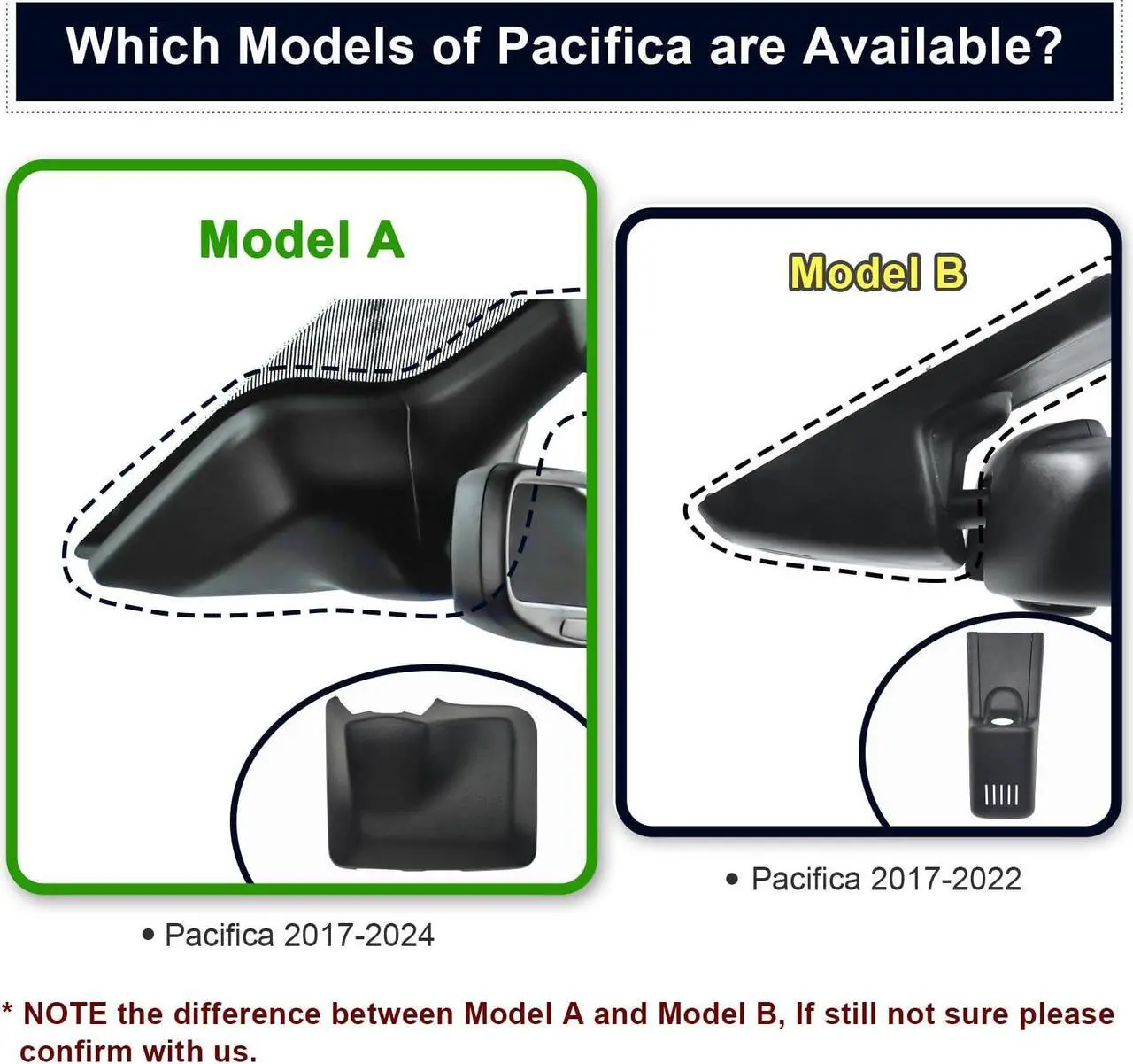 Alt view image 2 of 5 - Mangoal 4K Dash Cam Custom Fit for Chrysler Pacifica 2017 2018 2019 2020 2021 2022 2023 2024 (Model A),Limited Touring-L Pinnacle Touring,Integrated OEM Look, UHD 2160P Video, WiFi & App,128GB Card