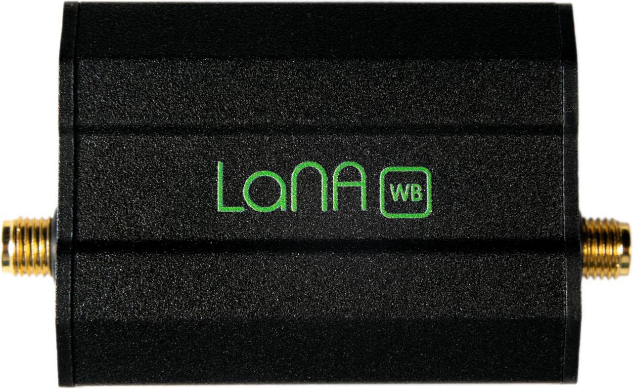 Main image of Nooelec Lana WB - Ultra-Low Noise Amplifier (LNA) Module for RF & Software Defined Radio (SDR) with Enclosure & Accessories. Wideband 300MHz-8000MHz Frequency Capability w/BiasTee & USB Power Options