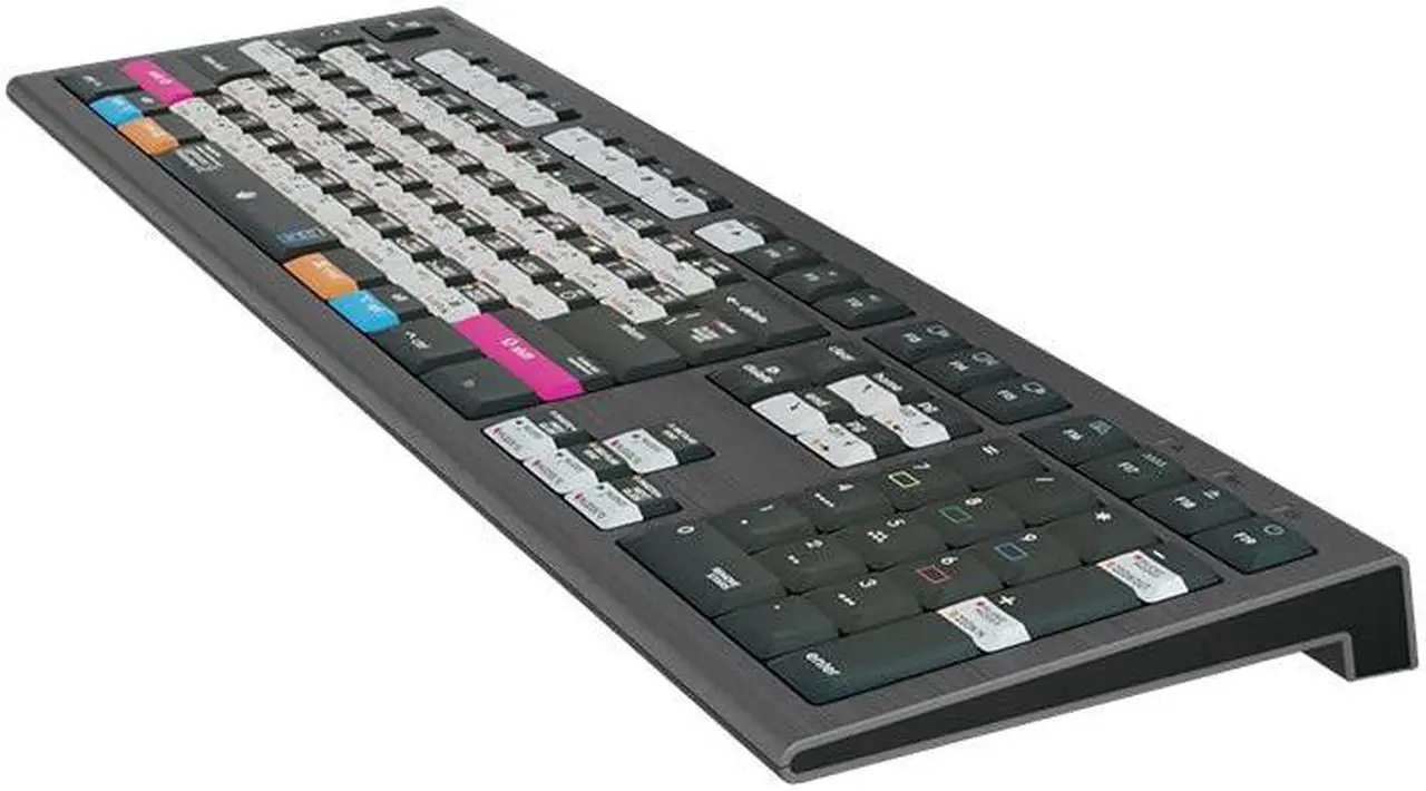 Alt view image 2 of 5 - Logickeyboard Designed for Adobe Photoshop CC and Lightroom CC Compatible with MacOS- Astra 2 Backlit Keyboard # LKB-PSLR-A2M-US