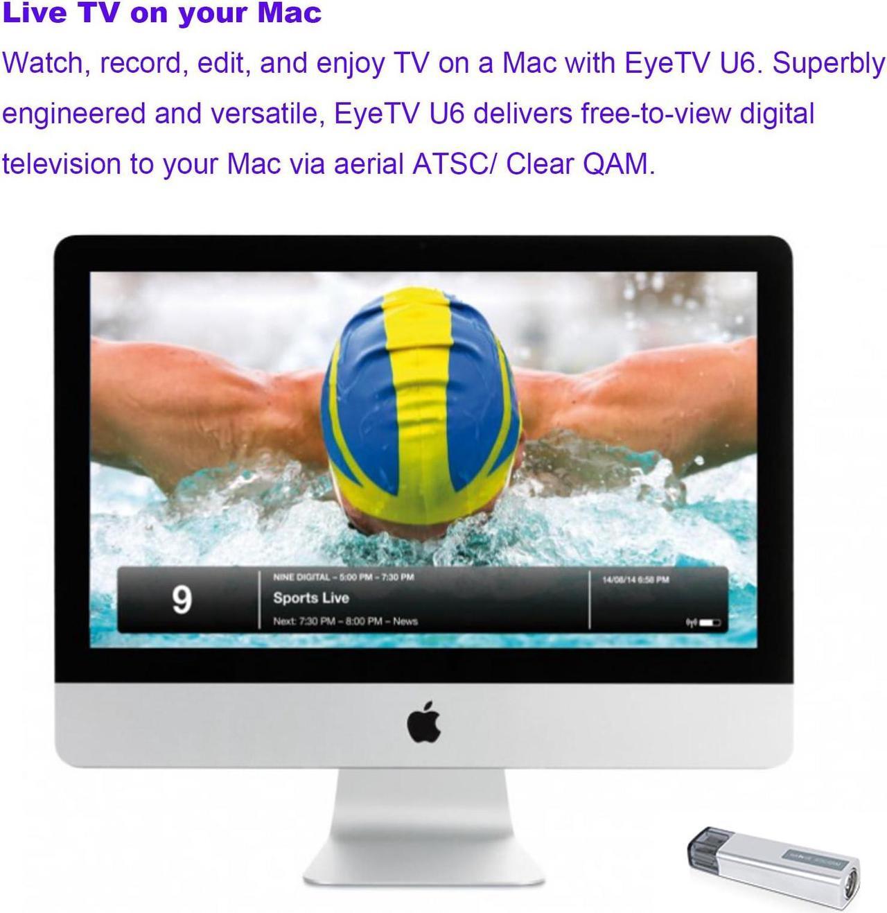 Alt view image 3 of 5 - U6 Mini Analog USB TV Tuner Card, Watching Record Digital Live TV Anywhere, Free Over-The-air ATSC HD TV, Recast Wireless HDTV Stick Tuner Adapter, USB TV Antenna for MacBook Laptop PC