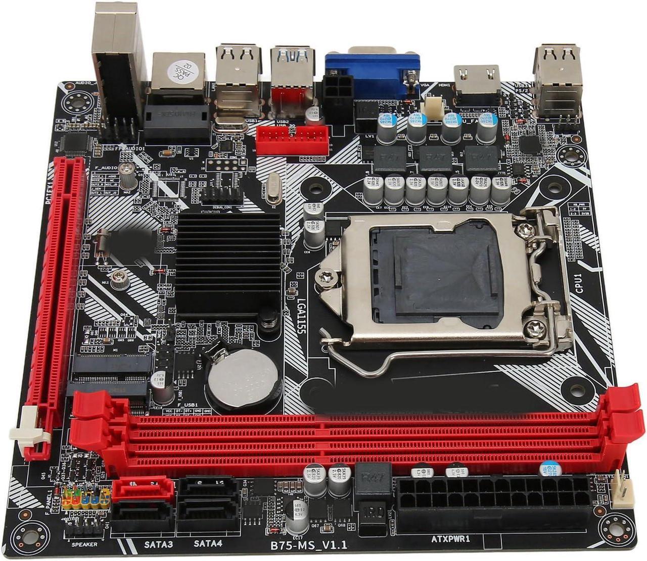 Main image of Lga 1155 Motherboard, Motherboard,B75 Ms Lga 1155 Computer Motherboard Support Ddr3 Memory Nvme M.2 M.2 Usb3.0 Sata3.0 Motherboard Mainboard Mini Motherboard for Pc Motherboard