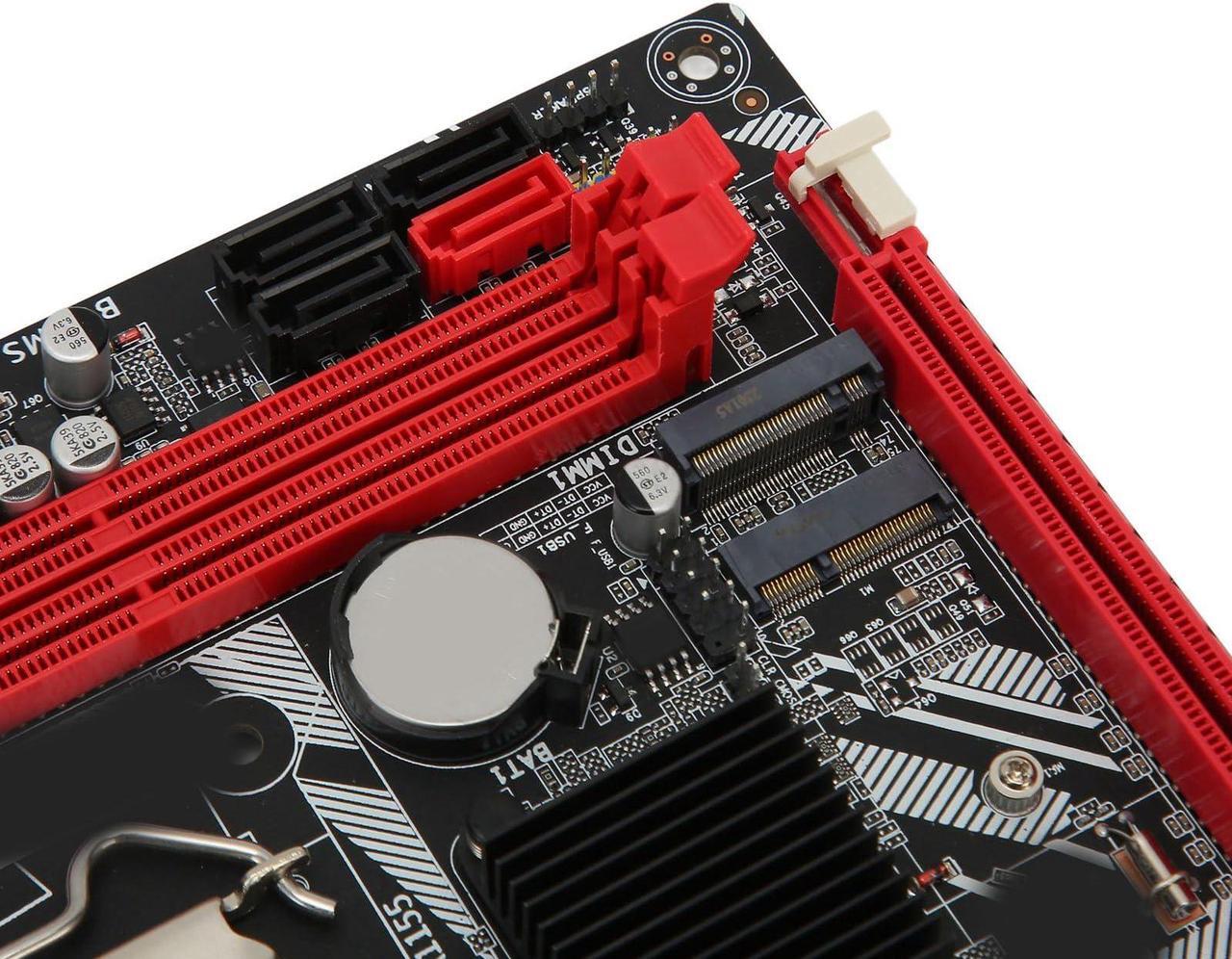 Alt view image 4 of 5 - Lga 1155 Motherboard, Motherboard,B75 Ms Lga 1155 Computer Motherboard Support Ddr3 Memory Nvme M.2 M.2 Usb3.0 Sata3.0 Motherboard Mainboard Mini Motherboard for Pc Motherboard