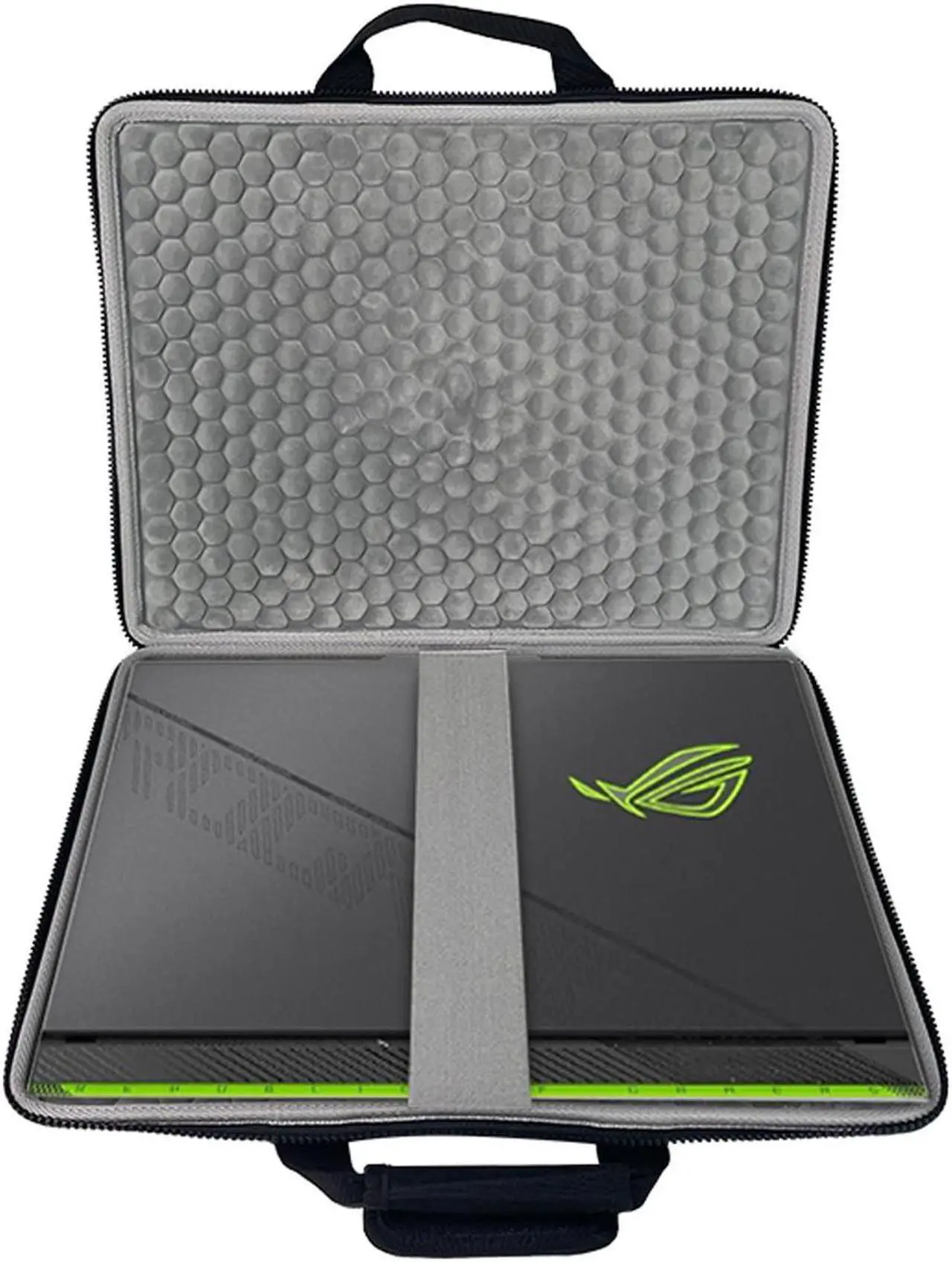 Alt view image 2 of 5 - Tiswell 16inch Hard Laptop Case for Asus Rog Strix G16 2024 Gaming Laptop 16",ThinkPad E16 Business Laptop, Thinkpad i7 Sleeve with Handle, 16inch Gaming Laptop Waterproof Case, Black