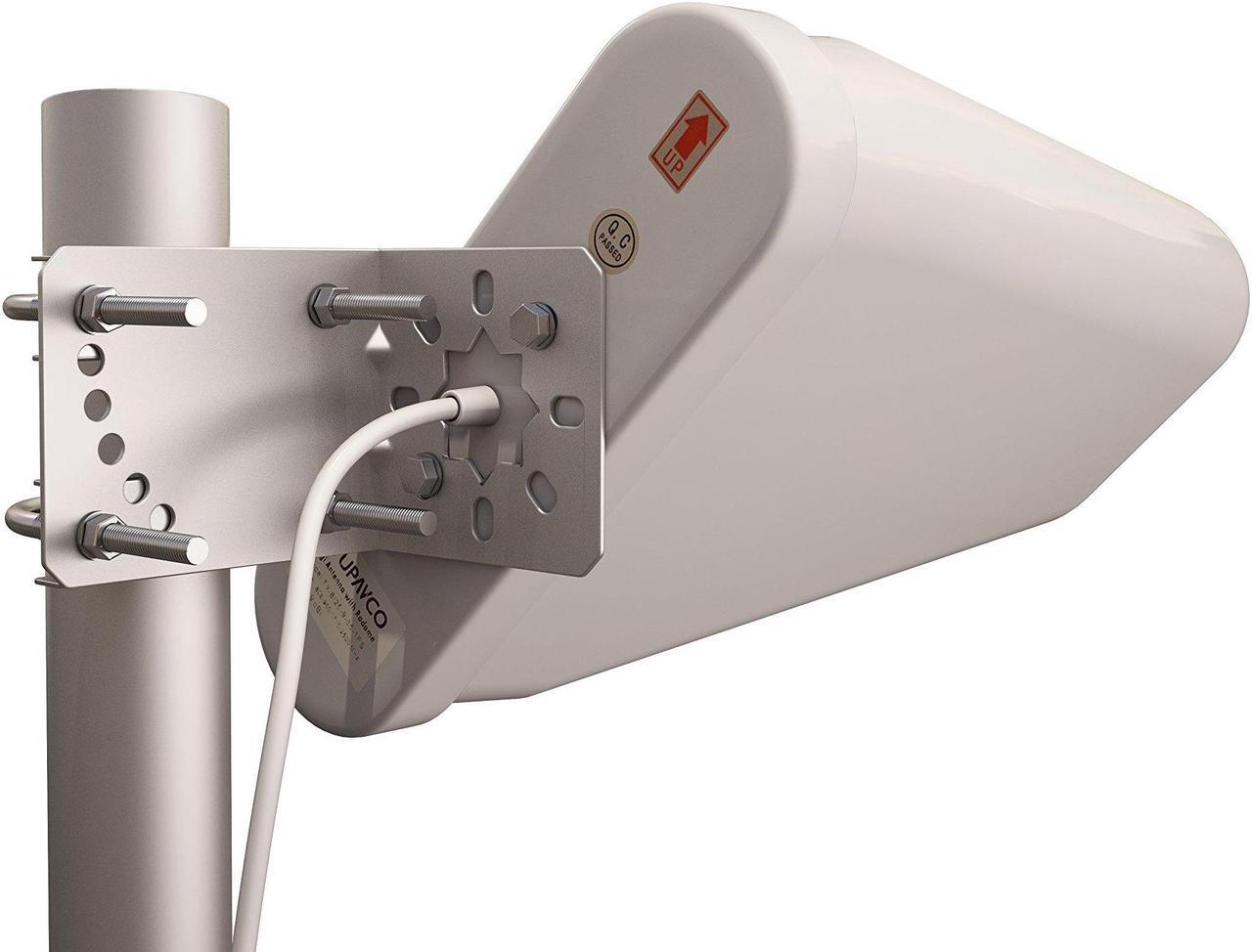 Alt view image 3 of 5 - Yagi Directional Antenna 3G/4G/LTE 9dBi 806MHz-960MHz and 1.7-2.5GHz 2FT Cable w/ 2FT SMA Male Cable to TS-9 Adapter - Cell Phone Signal Log Periodic Cellular - Tupavco TP514