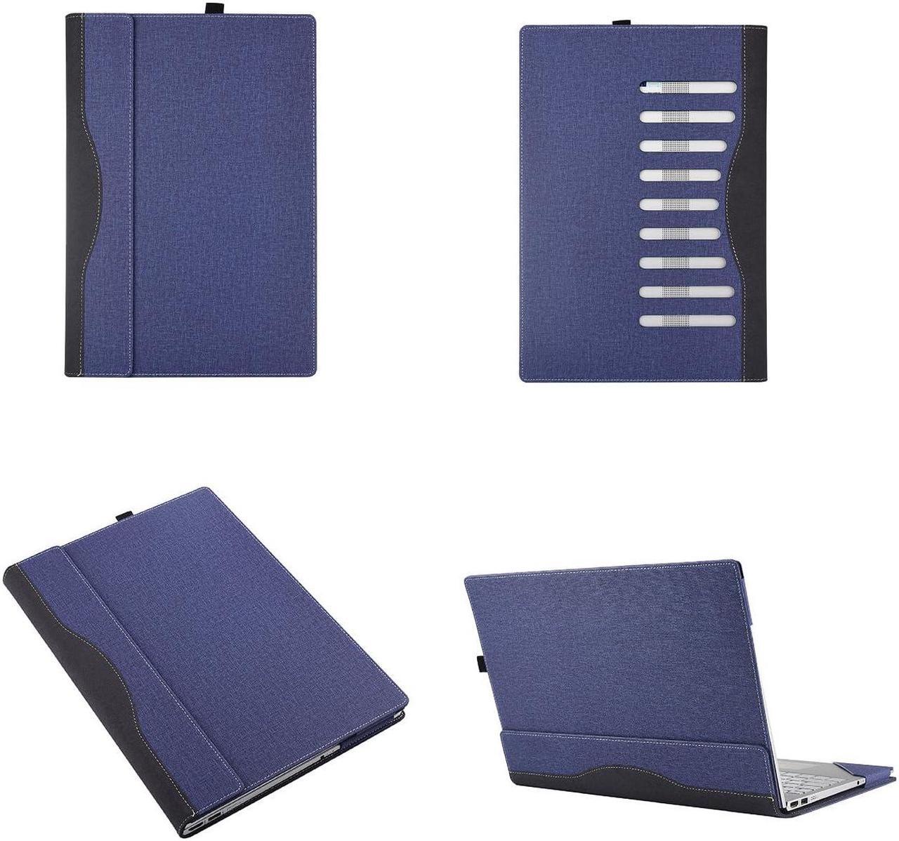 Alt view image 5 of 5 - Laptop Cover for ASUS ROG Zephyrus - G14(2024) GA403 | GA403UV | GA403UI | All-Inclusive Drop-Proof Case 14" PU Leather Inner Pocket Cover (Blue)