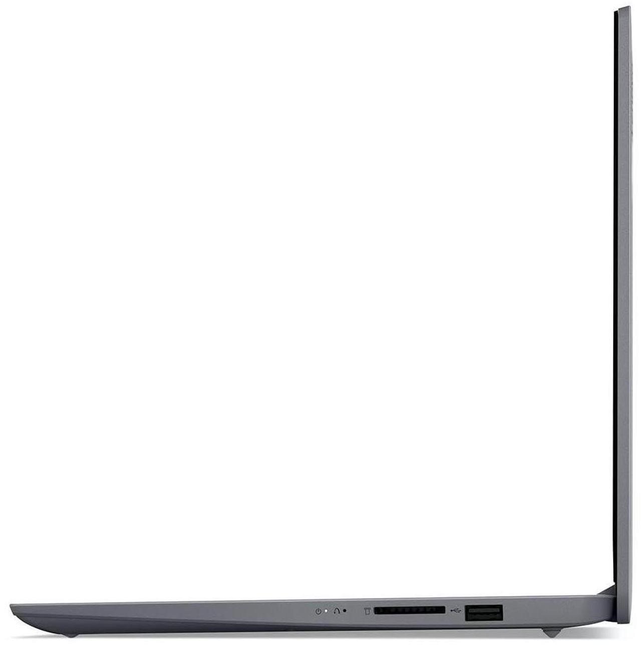 Alt view image 4 of 5 - Lenovo IdeaPad 1 14IAU7 14" Full HD Laptop, Intel Core i3-1215U 1.2GHz, 8GB RAM, 256GB SSD, Windows 11 Home S Mode, Cloud Gray