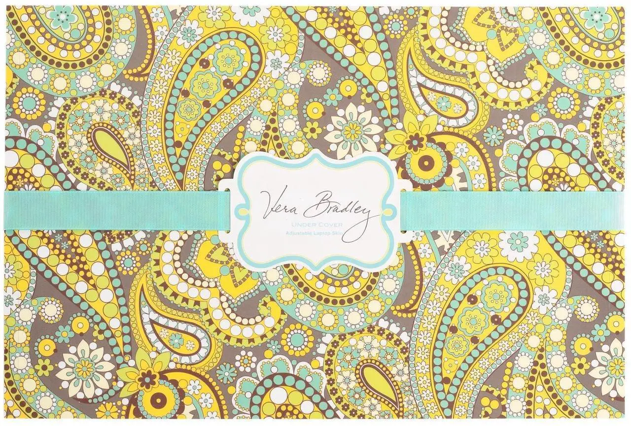 Main image of Vera Bradley Under Cover Laptop Skin (Up to 17") in Lemon Parfait
