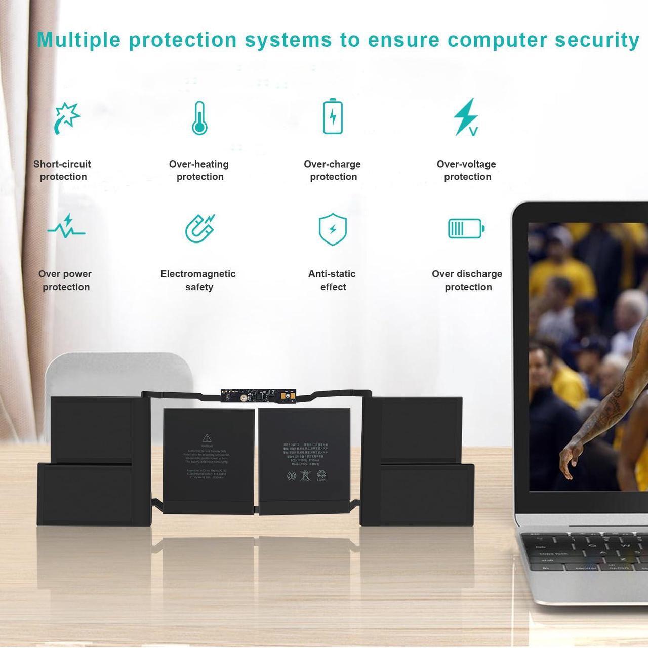 Alt view image 4 of 5 - Futurebatt A2113 A2141 Battery Compatible with MacBook Pro 16-inch A2141,Release 2020 2019 EMS 3347 MVVJ2xx/A MVVK2xx/A MVVL2xx/A MVVM2xx/A