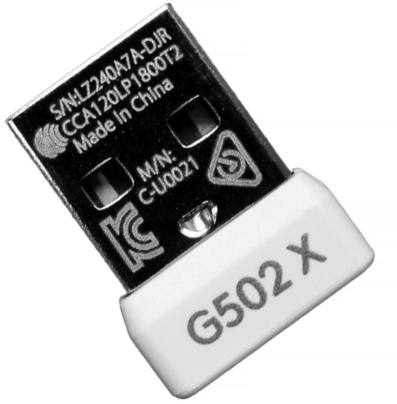Main image of NoirVogel New USB Dongle Mouse Receiver Adapter Replacement for Logitech G502X / G502X Plus Lightspeed Wireless Gaming Mouse (White)