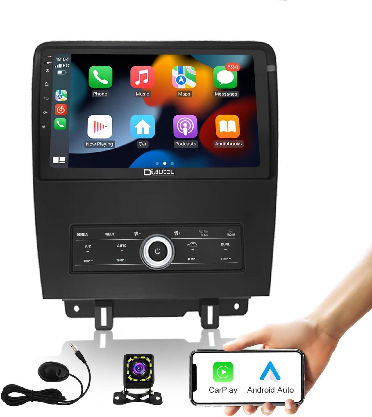Main image of KSPIV Android 13 Car Stereo for Ford Mustang 2010 2011 2012 2013 2014 Radio 10.1 inch Touch Screen 1280 * 720 CarPlay Android Auto WiFi GPS Navigation 4GB+32GB BlT AM FM