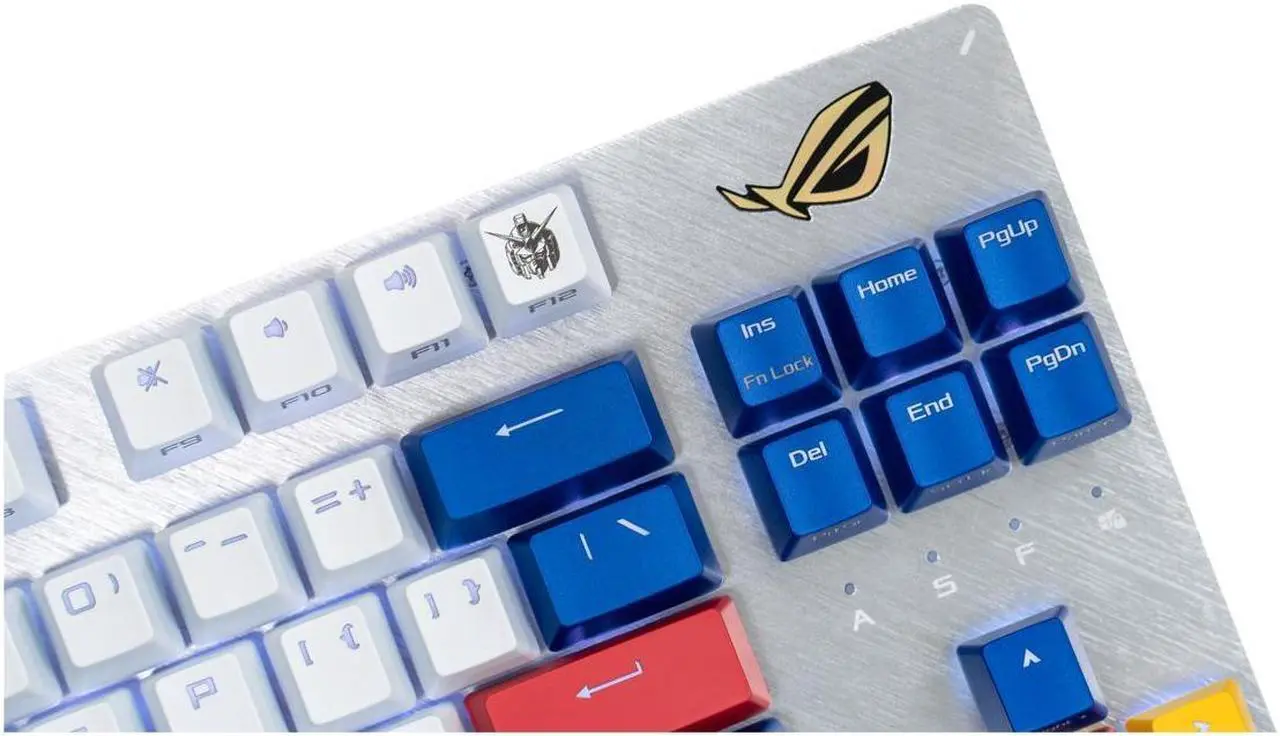 Alt view image 3 of 5 - ASUS 90MP0292-BKUA00 ROG Strix Scope TKL GUNDAM EDITION Gaming Keyboard
