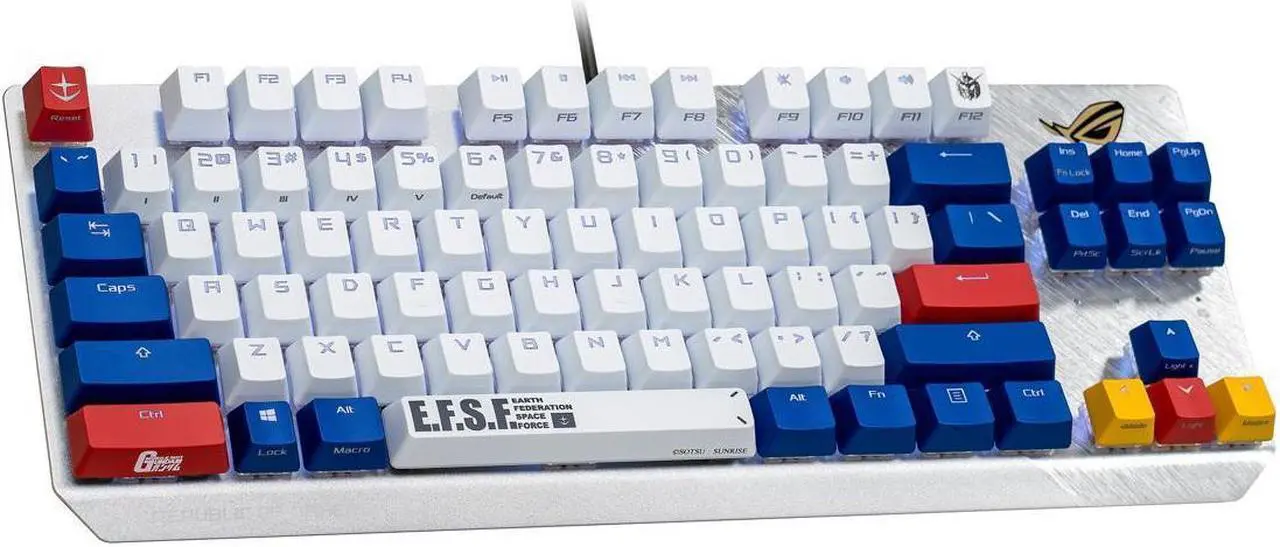 Alt view image 5 of 5 - ASUS 90MP0292-BKUA00 ROG Strix Scope TKL GUNDAM EDITION Gaming Keyboard