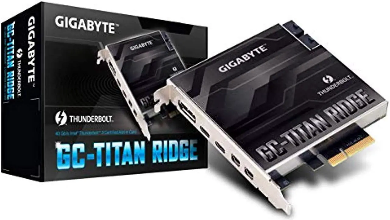 Main image of gigabyte gc-titan ridge (titan ridge thunderbolt 3 pcie card component)