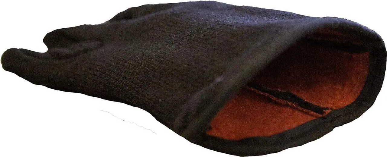 Alt view image 5 of 6 - G & F Products Brown Jersey Winter Work Gloves with Red Fleece Lining