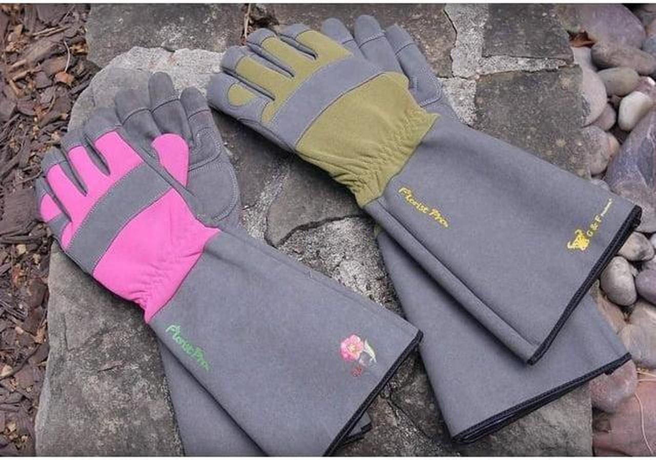 Alt view image 5 of 7 - G & F Superior Thorn Proof Garden Rose Gloves Men's Large.
