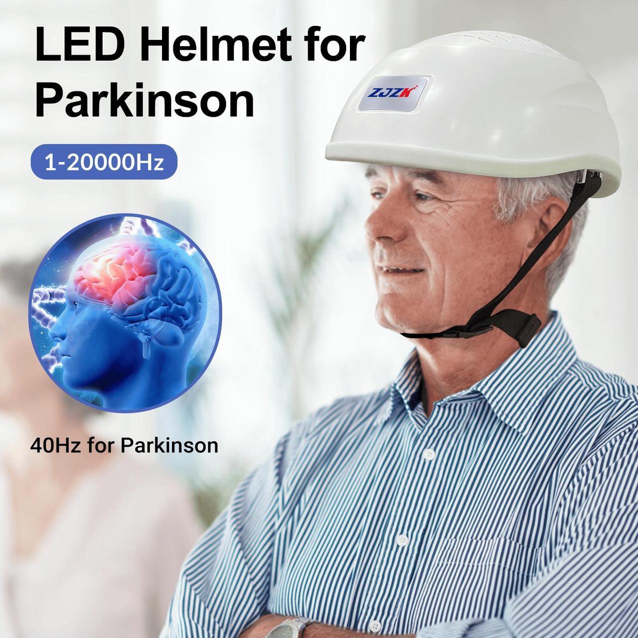 Main image of ZJZK 1070 nm Infared Light Helmet, Photobiomodulation For Brain Health, Red Light Wearable Helmet, Near Infrared Lamp Therapy, Gifts For People With Parkinsons Promote Recovery From Injury
