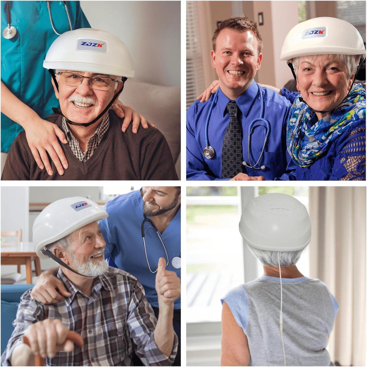 Alt view image 7 of 7 - ZJZK 1070 nm Infared Light Helmet, Photobiomodulation For Brain Health, Red Light Wearable Helmet, Near Infrared Lamp Therapy, Gifts For People With Parkinsons Promote Recovery From Injury