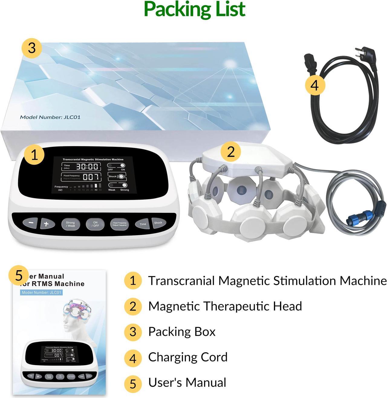 Alt view image 8 of 7 - ZJZK Tms Treatment For Depression Brain Stimulation Device For Major Depressive Disorder Mdd Neuropathic Pain Migraine
